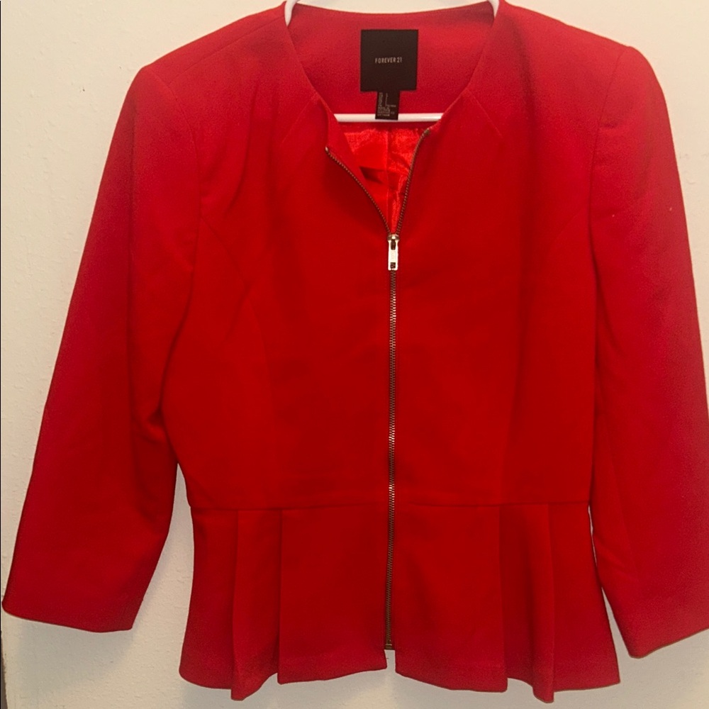 Forever 21 Red Women's Blazer